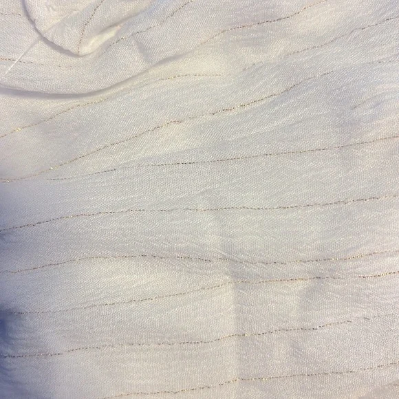 JM Collection Petite Tie-Shoulder Tassel Top - Picture 8 of 9